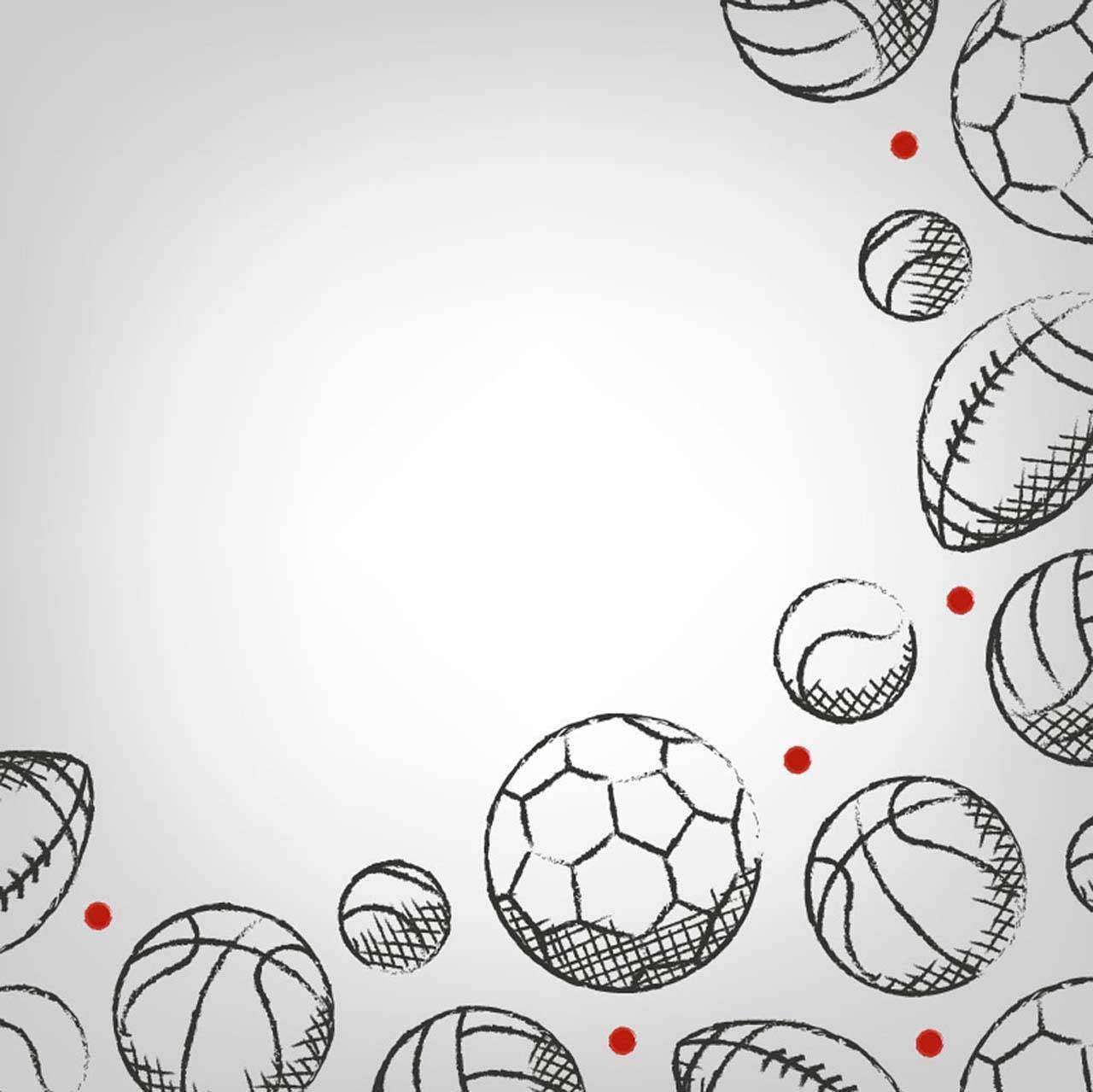 Фотообои в интерьере мячи  12-569 фото