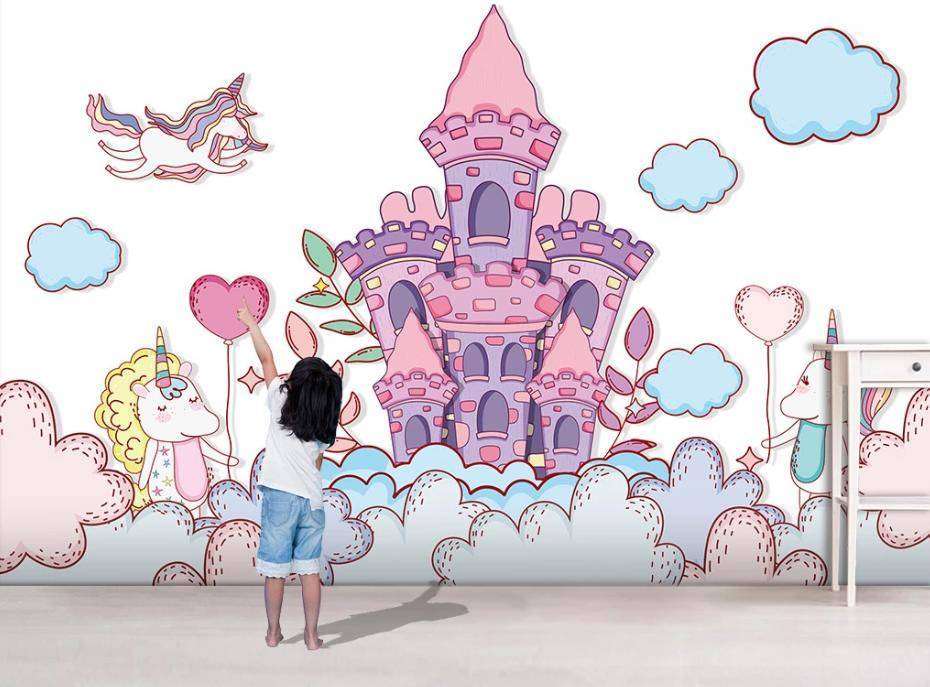 Фотообои в интерьере замок волшебный  15-342 фото