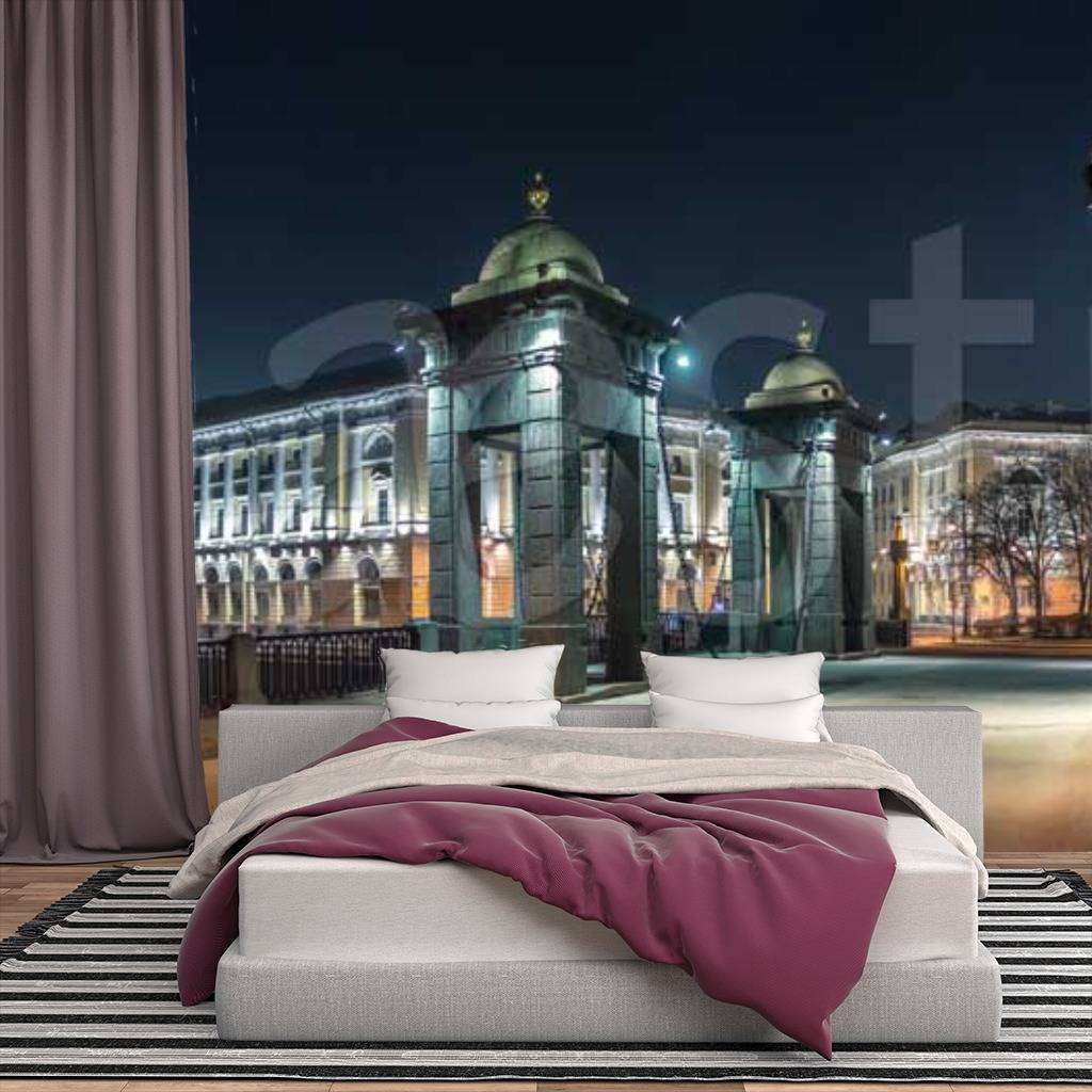 Фотообои в интерьере фонтанка в санкт петербурге  9-664 фото