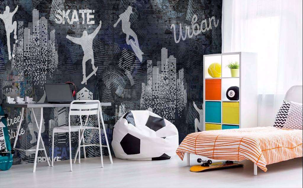 Фотообои в интерьере спорт  12-918 фото