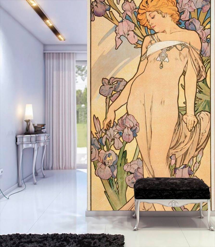 Фотообои Альфонс Мариа Муха – Ирис  8-193