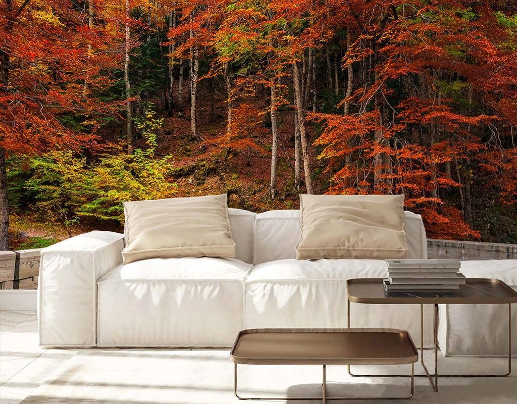 Фотообои Мост в лесу  9-1969