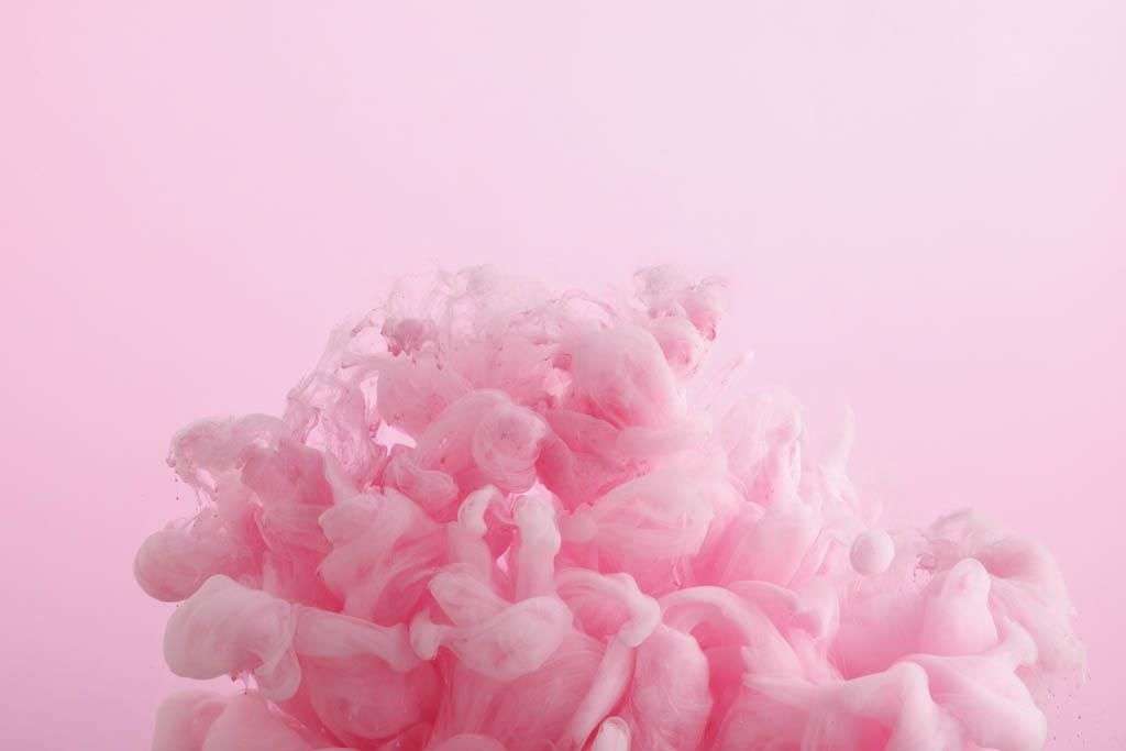 Фотообои в интерьере розовые облака  9-1146 фото