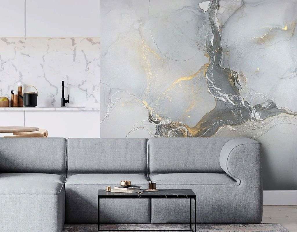 Фотообои в интерьере fluid art 6  9-1942 фото