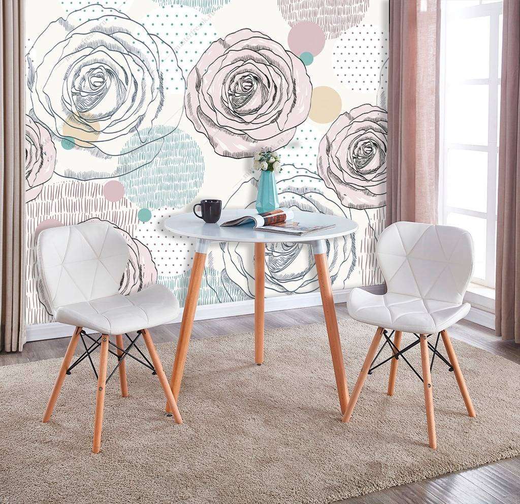 Фотообои Узор розы  9-1123