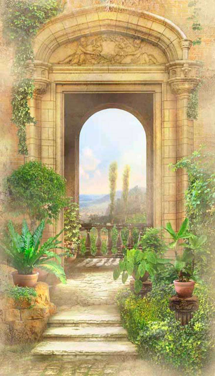 Фотообои в интерьере классическая арка  11-059 фото