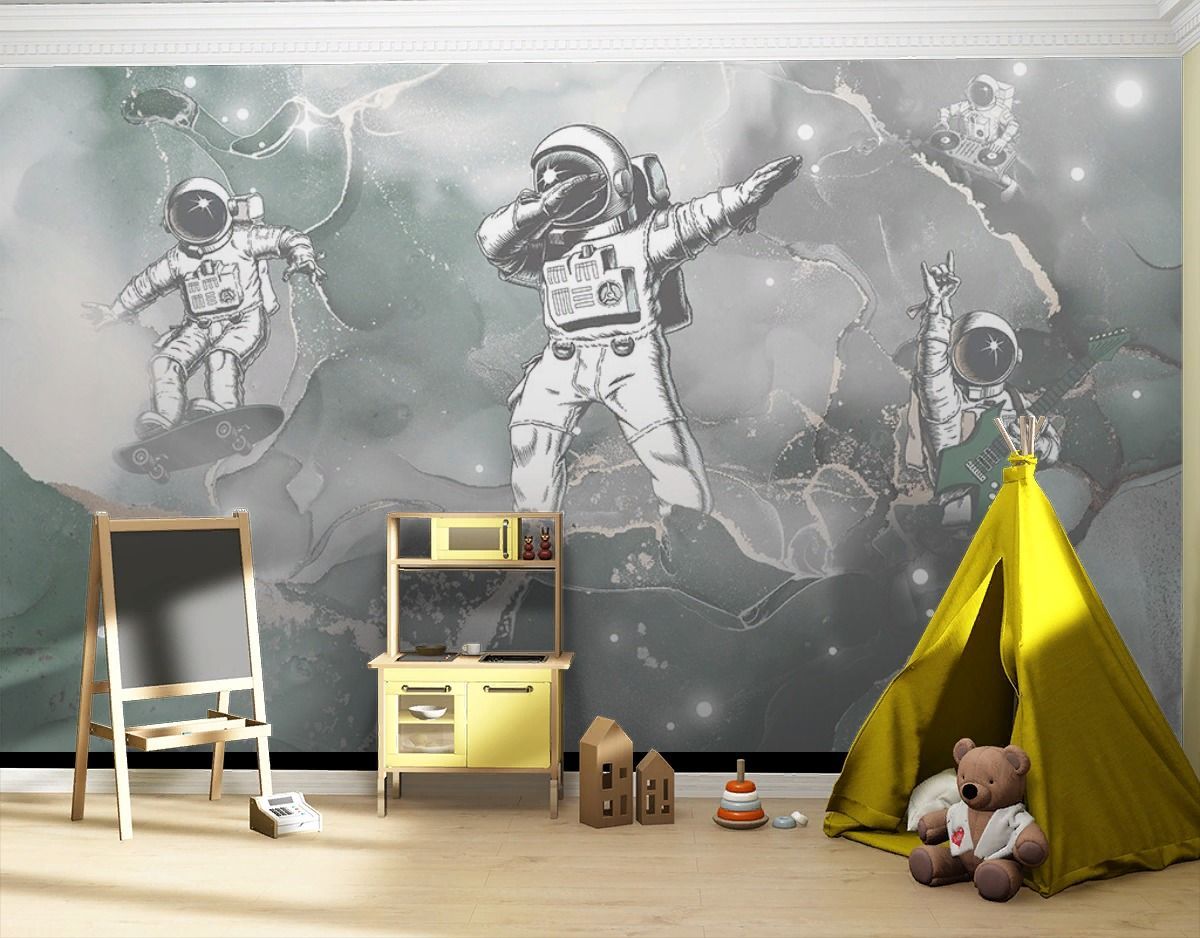 Фотообои в детскую Космонавты  12-1631