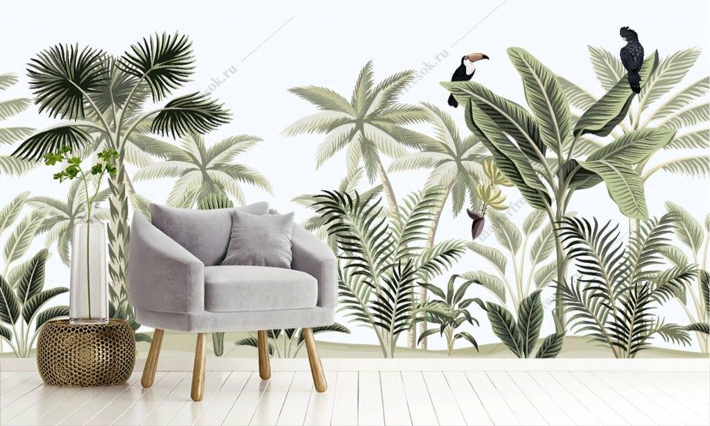 Фотообои Яркие тропики  12-650