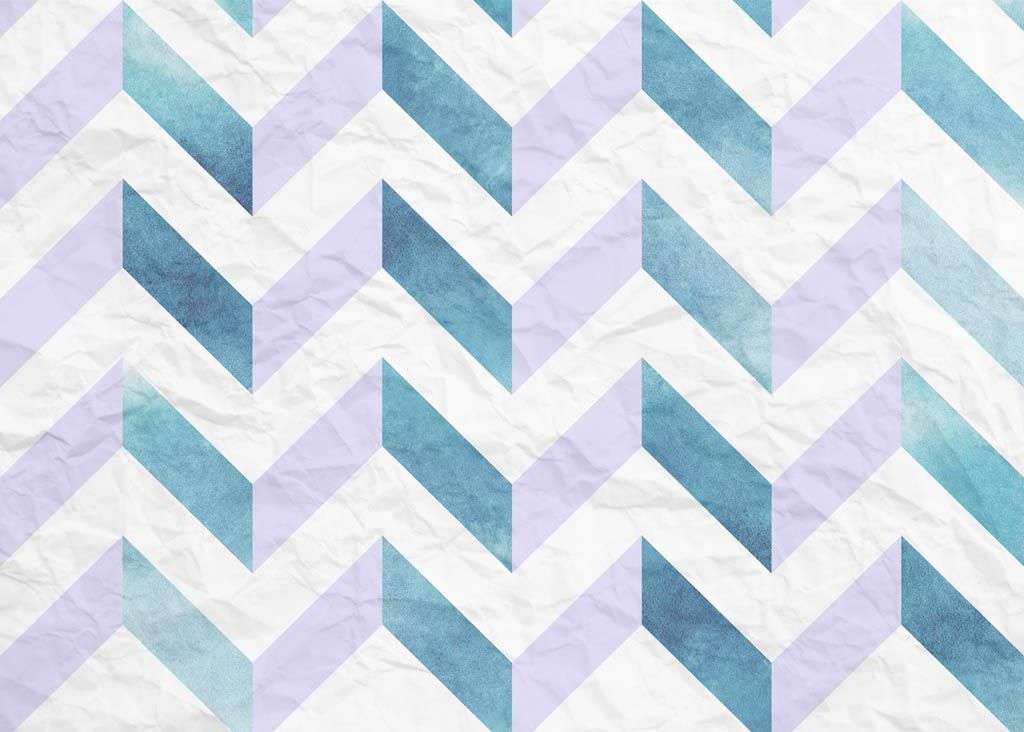 Фотообои в интерьере бирюзовая геометрия  14-143 фото