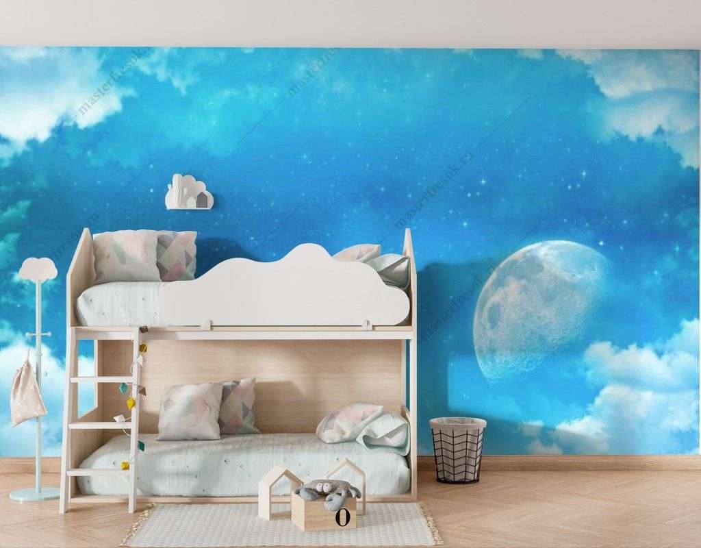 Фотообои в интерьере небо 3д  14-386 фото