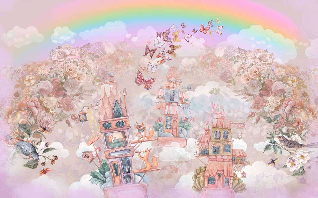 Фотообои в интерьере дэниела мерриам - мир замков  13-065 фото