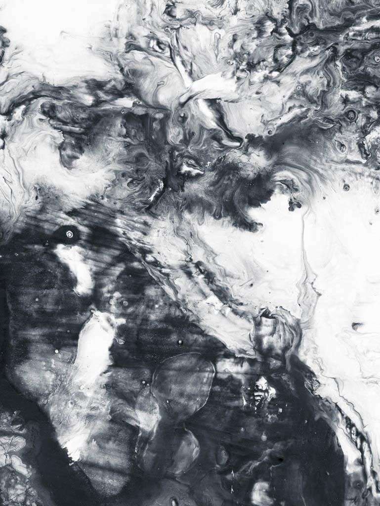 Фотообои в интерьере черно-белая абстракция  9-1285 фото