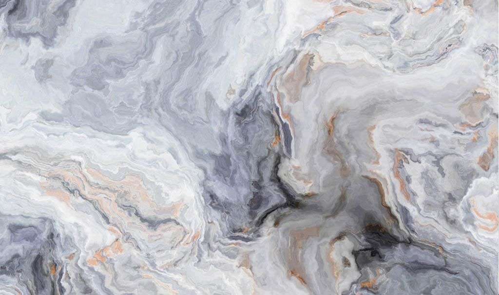 Фотообои в интерьере голубой мрамор текстура  9-1061 фото