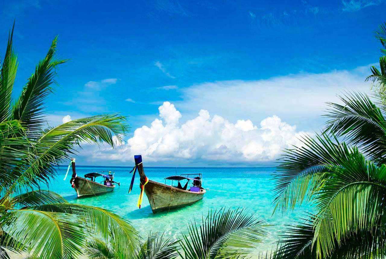 Фотообои в интерьере пляж таиланда  4-345 фото