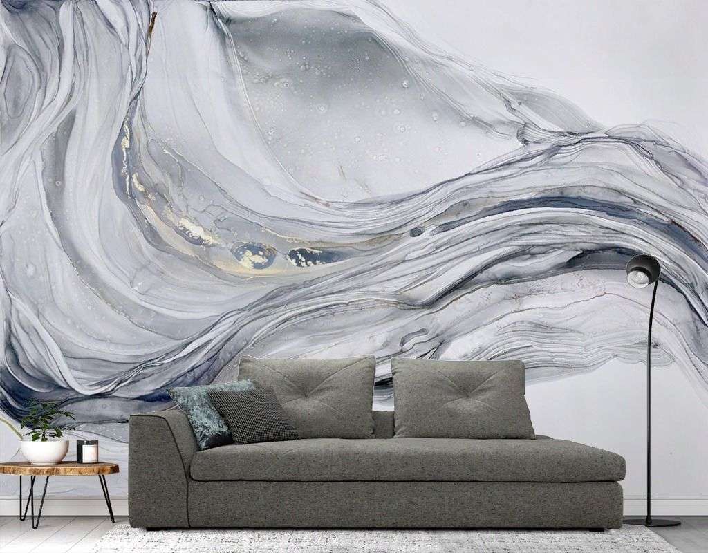 Фотообои в интерьере fluid art 5  9-1941 фото