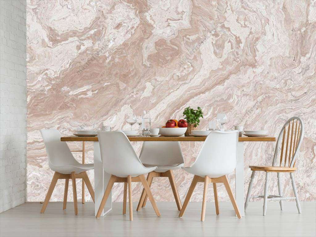 Фотообои в интерьере керамогранит светлый  9-1077 фото