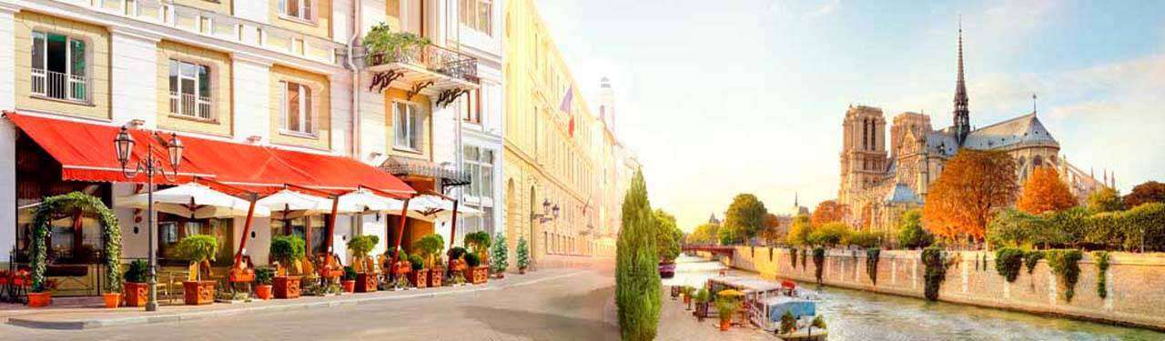 Фотообои в интерьере набережная шикарного города  11-166 фото