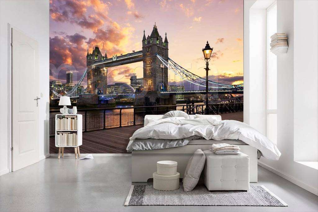 Фотообои Вечерняя набережная Лондона  9-538