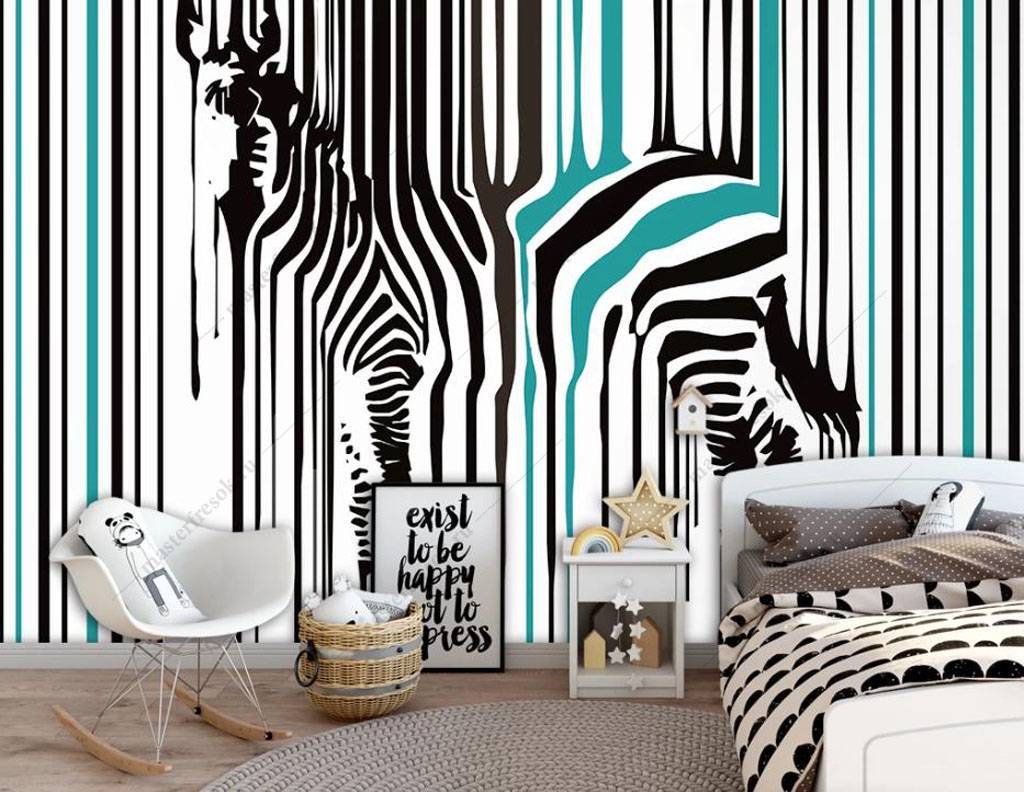 Фотообои Силуэт зебры  16-010