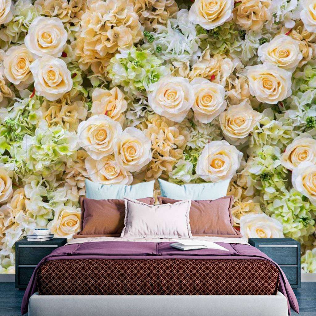 Фотообои Красивые мелкие розы  10-261