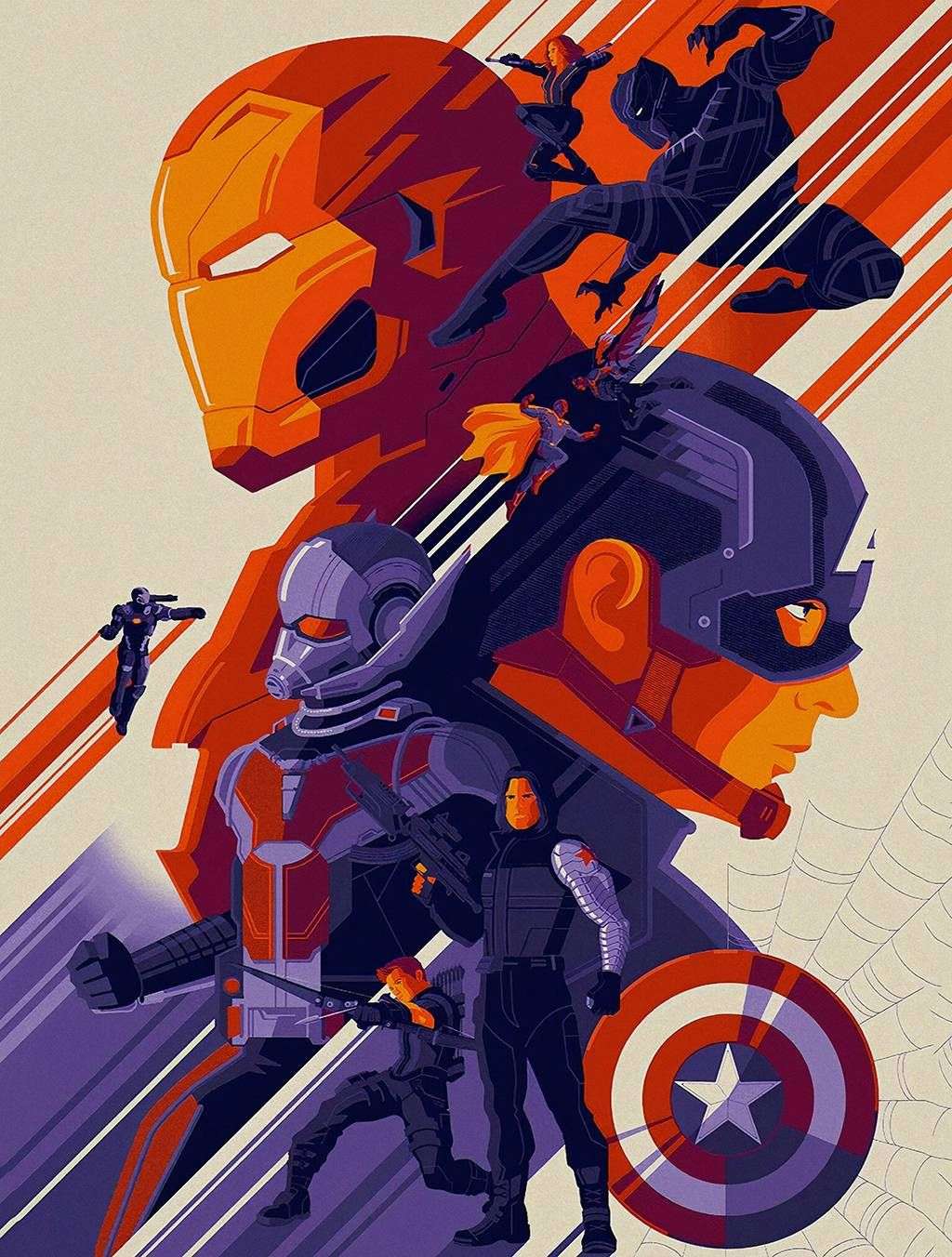 Фотообои в интерьере марвел воин  12-1653 фото