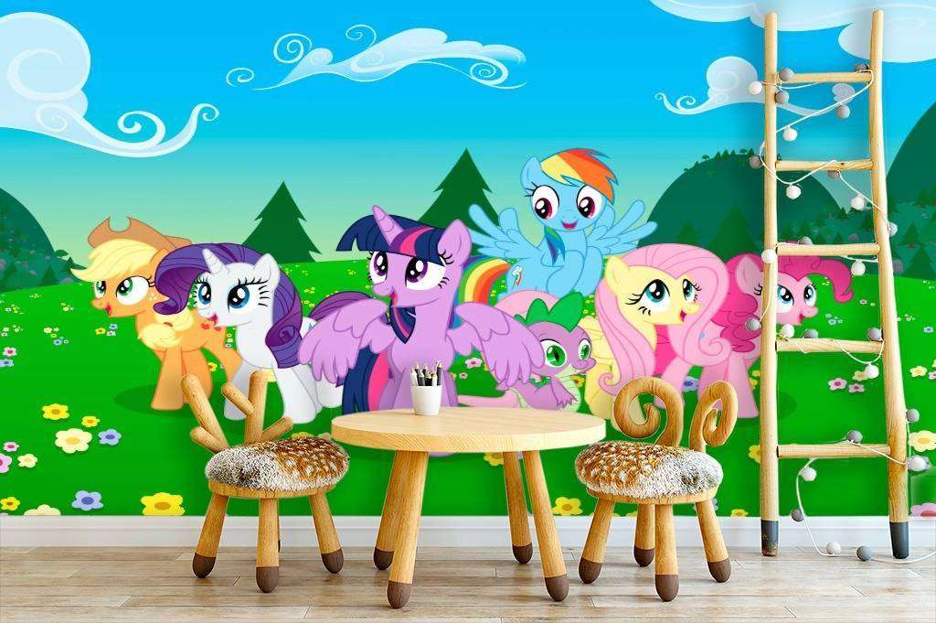 Фотообои в интерьере литтл пони  12-606 фото