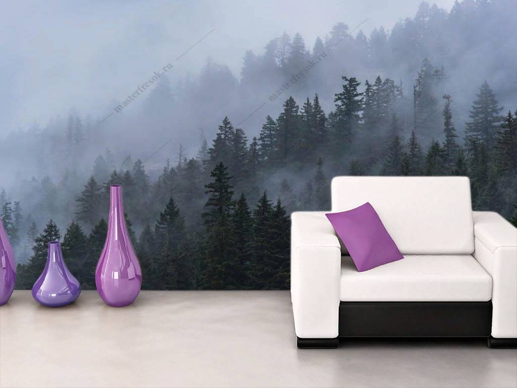 Фотообои Лес утренний  9-1155