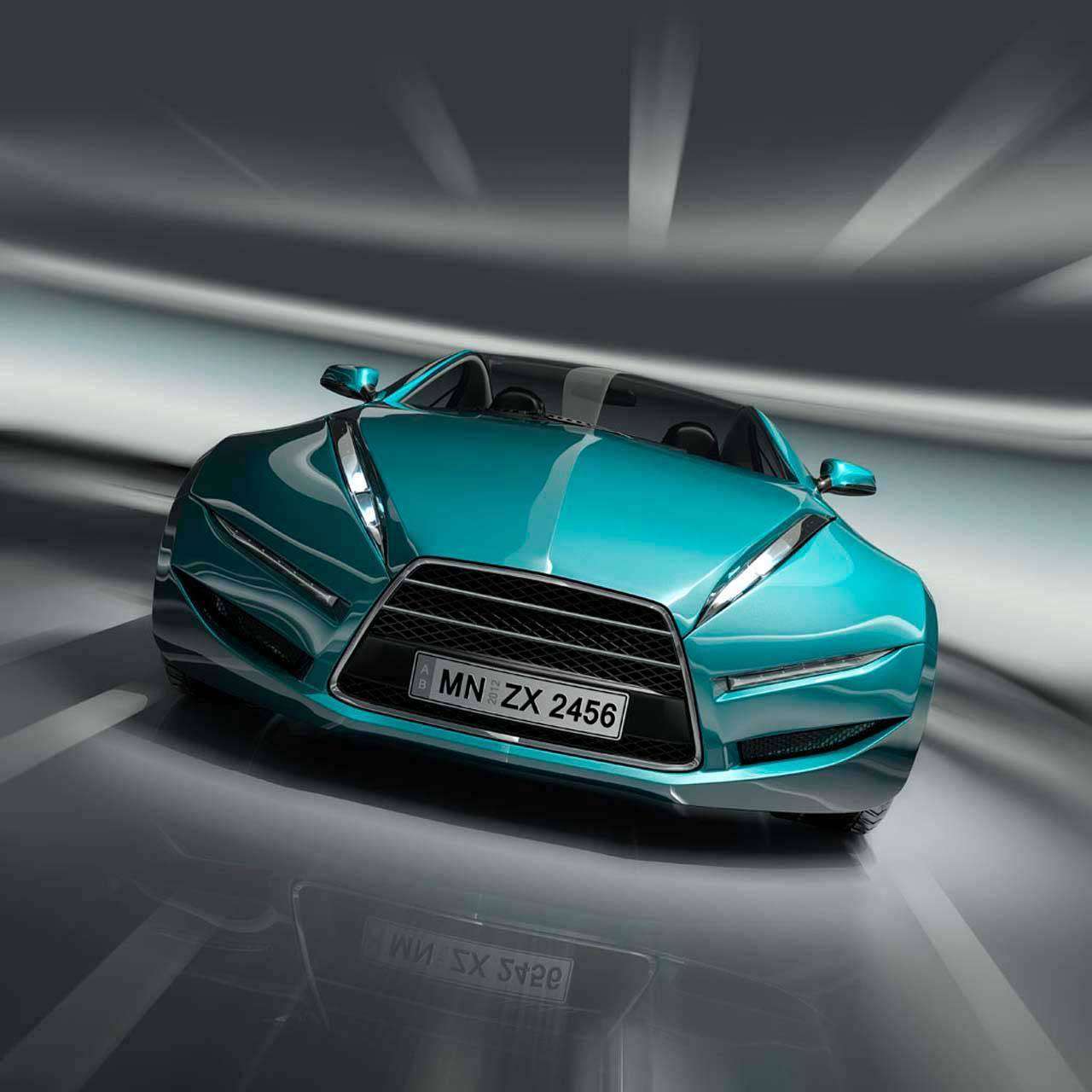 Фотообои в интерьере автомобиль  12-573 фото