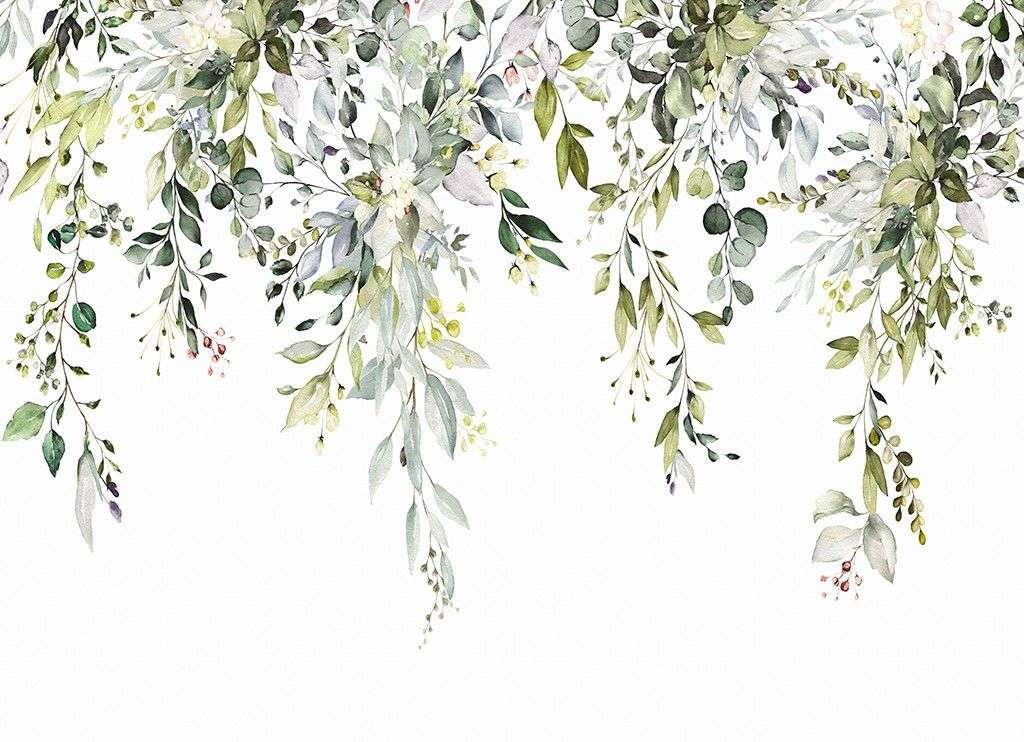 Фотообои в интерьере ветви свисающие  14-641 фото