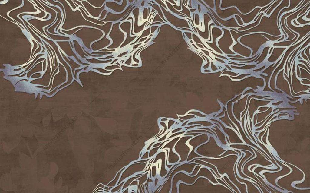 Фотообои в интерьере коричневая абстракция  16-149 фото