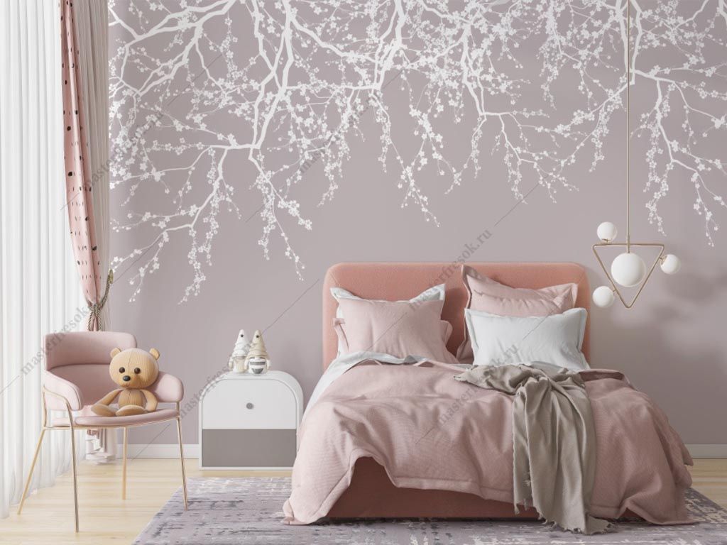 Фотообои Сакура веточки  13-421