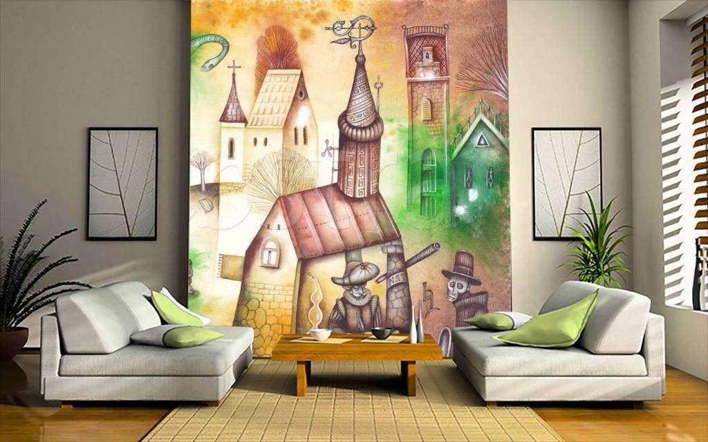 Фотообои Фантастическая улочка  9-247