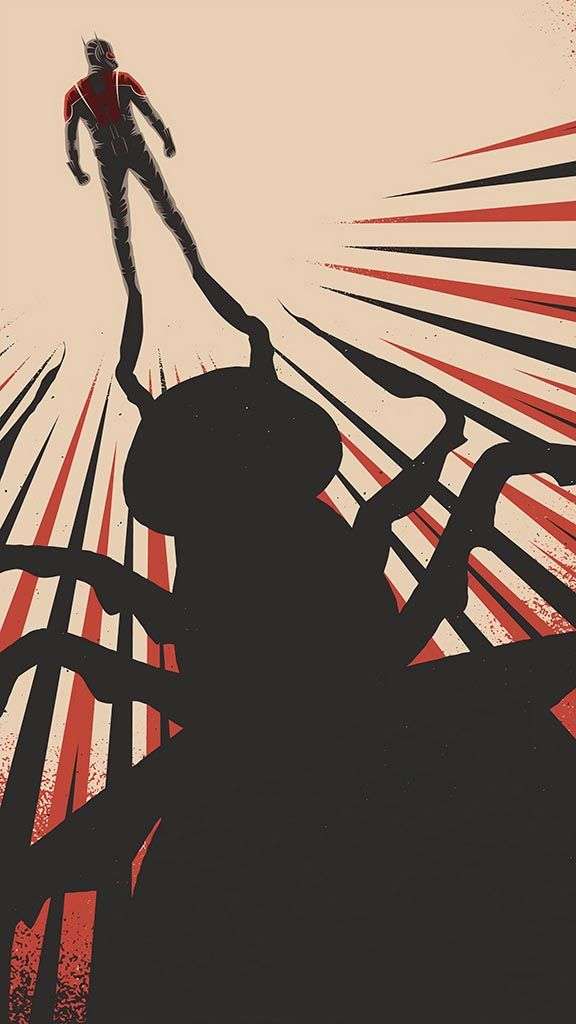 Фотообои в интерьере человек-муравей  12-1032 фото