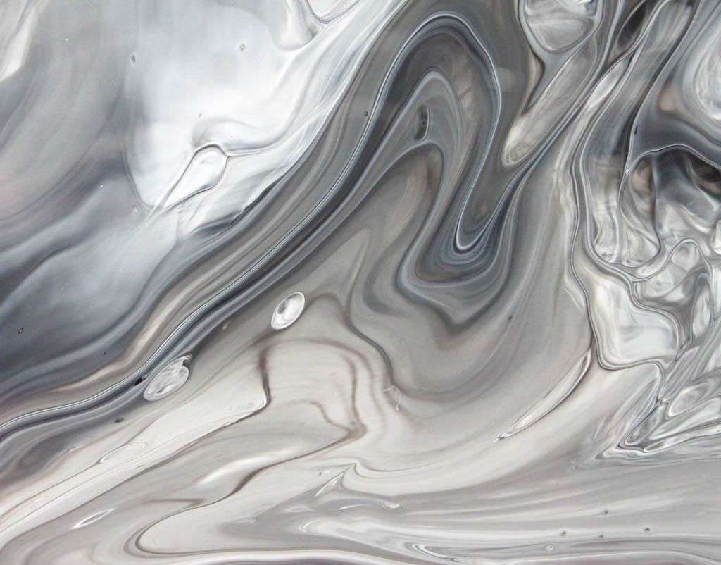 Фотообои в интерьере серый флюид арт  9-1535 фото