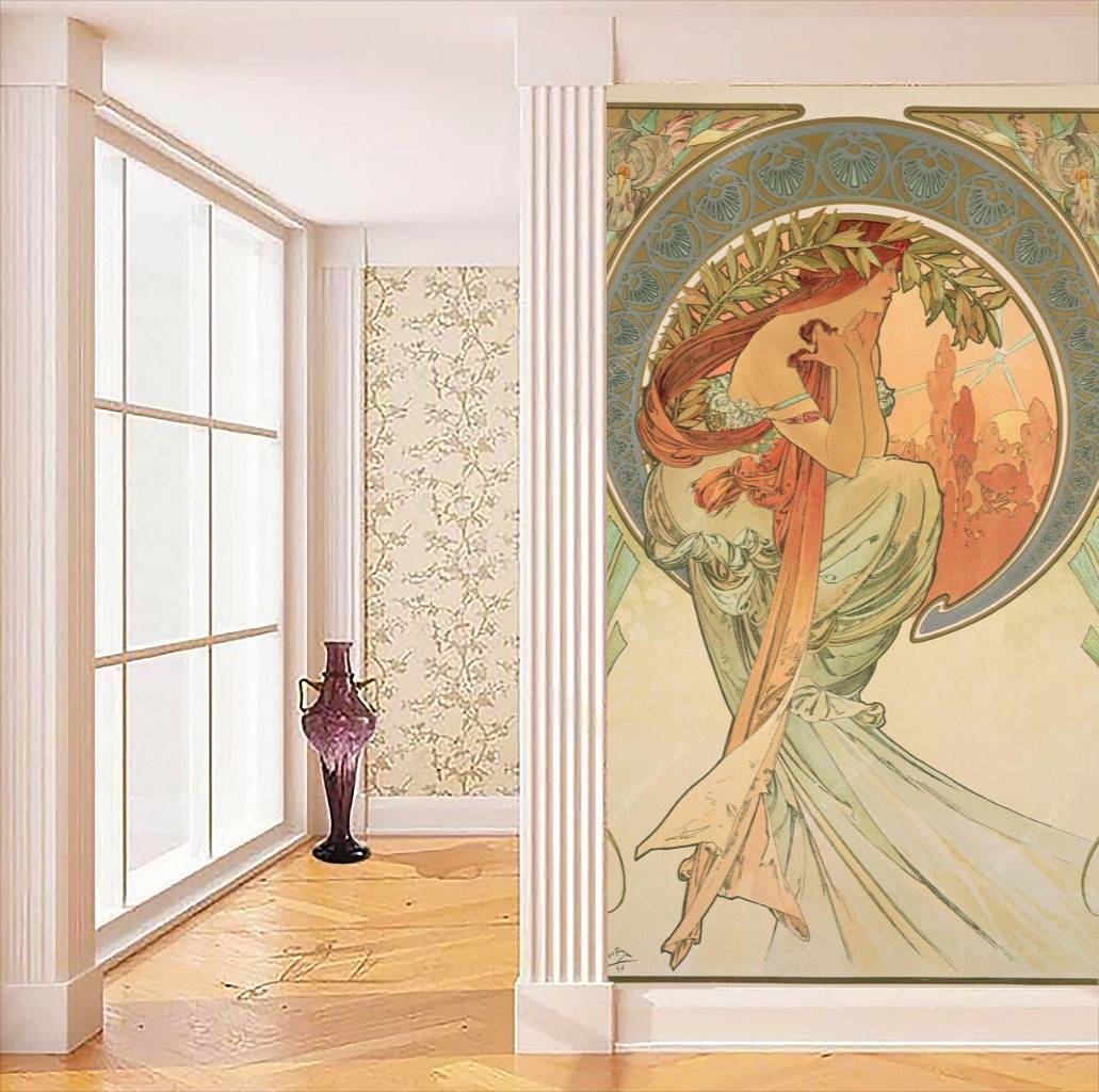 Фотообои Альфонс Мариа Муха – Поэзия  8-179