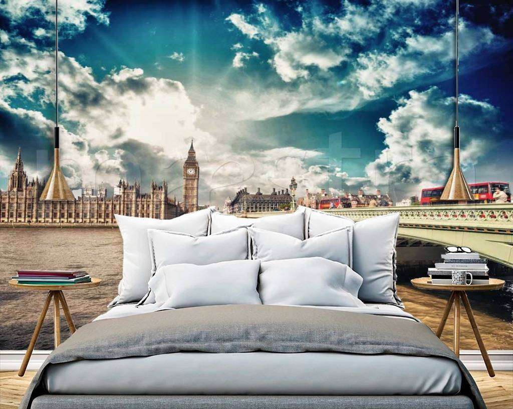 Фотообои в интерьере лондон в лучах солнца  9-488 фото