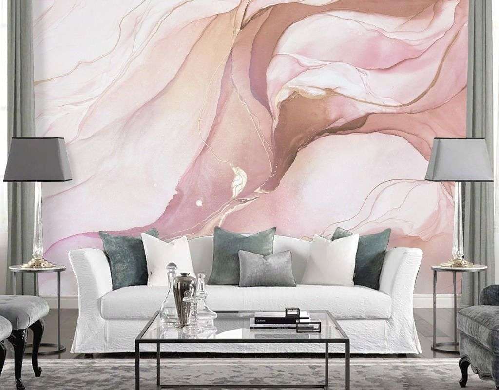 Фотообои в интерьере fluid art 10  9-1946 фото