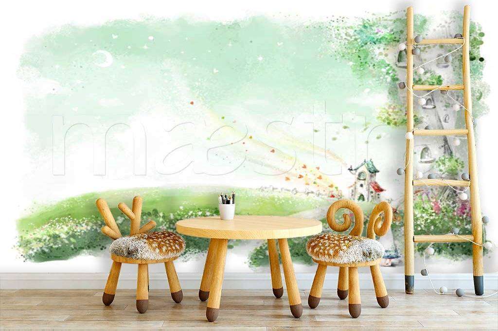 Фотообои в интерьере волшебник  12-287 фото