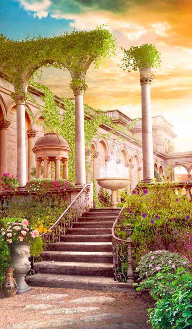 Фотообои в интерьере парадная лестница во дворце  11-024 фото