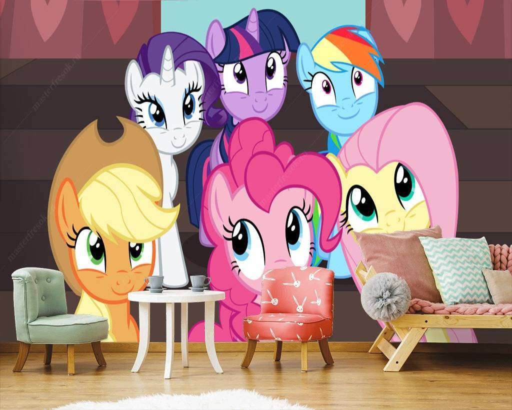 Фотообои в интерьере команда пони  12-611 фото