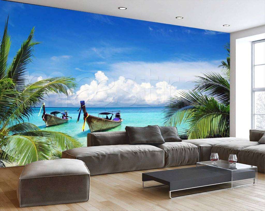 Фотообои в интерьере пляж таиланда  4-345 фото