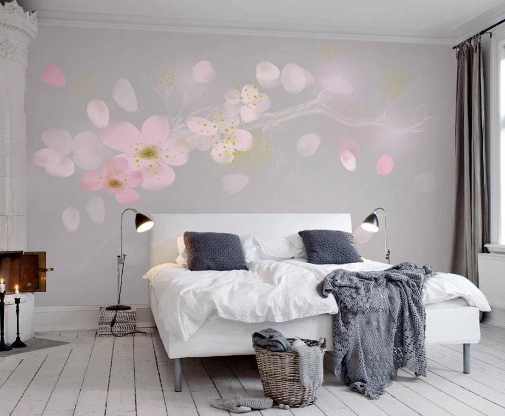 Фотообои Акварельная сакура  15-736