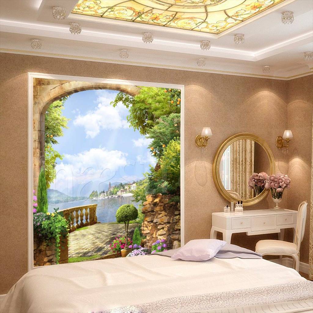 Фотообои Арка с выходом на набережную  11-057