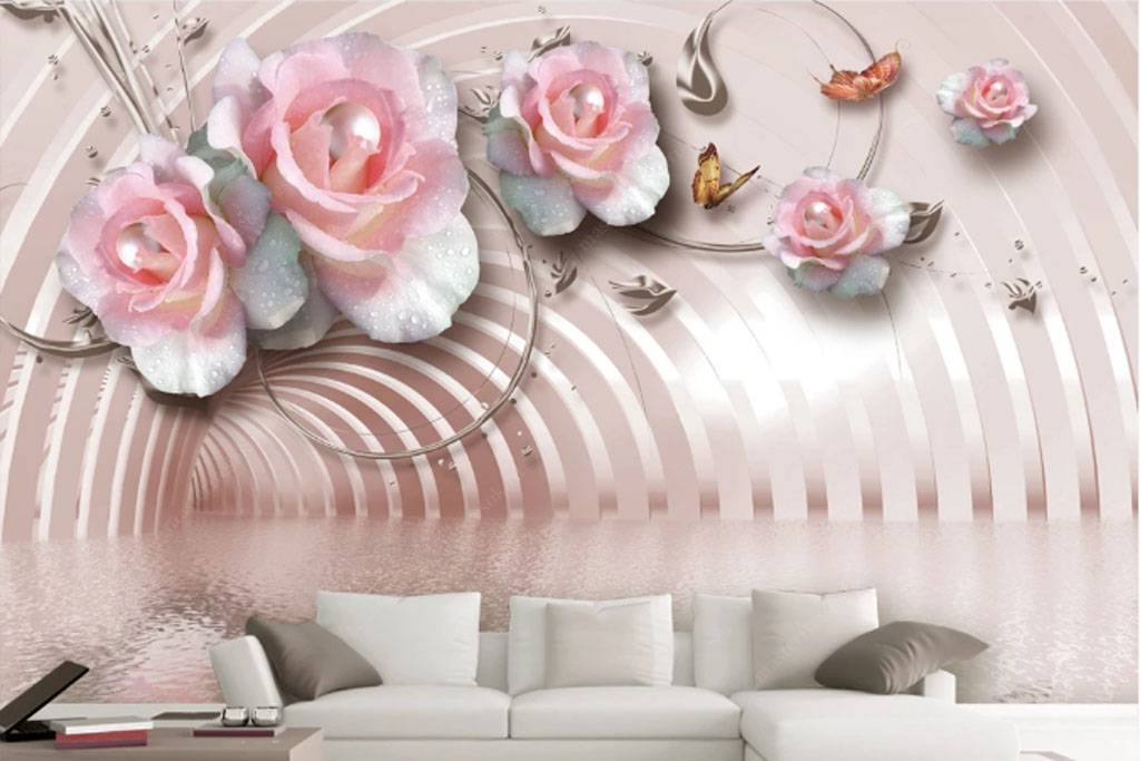 Фотообои Розовый тоннель  15-794