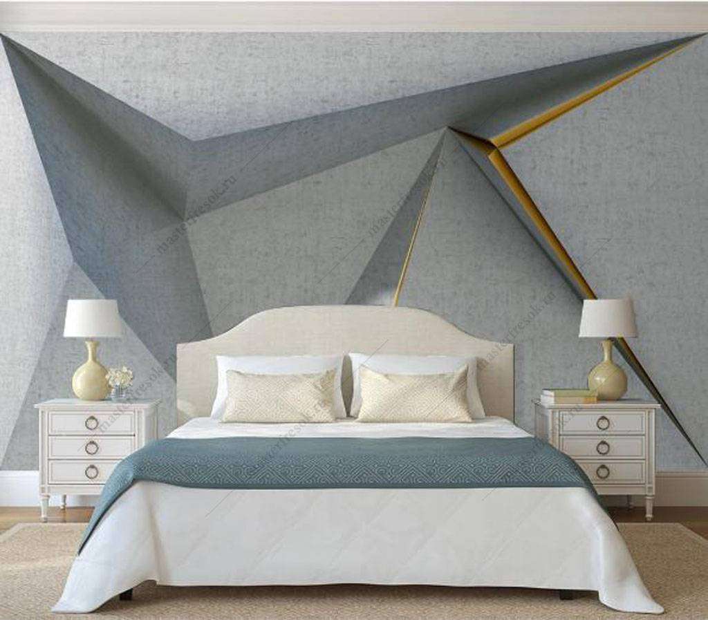 Фотообои в интерьере объемная стена  16-086 фото