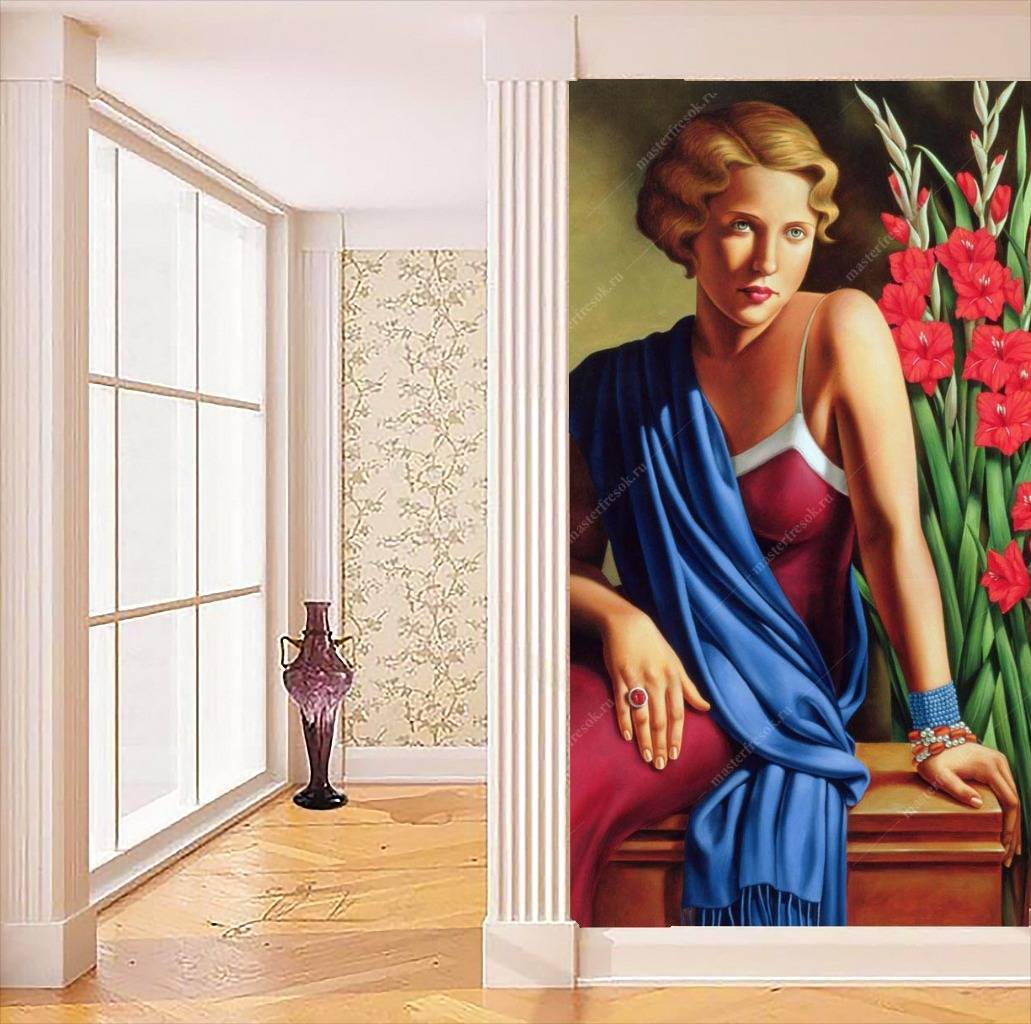 Фотообои Екатерина Абель - Девушка с Скарабей кольцо  8-269