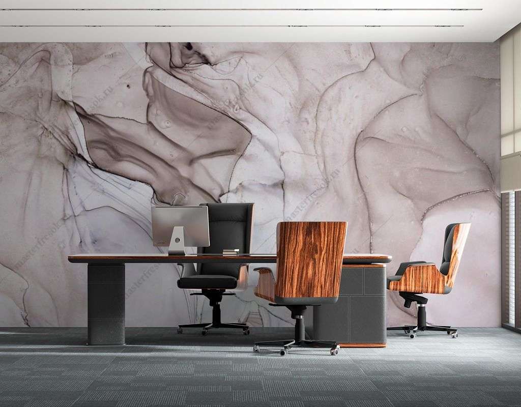 Фотообои в интерьере срез мрамора  9-1552 фото