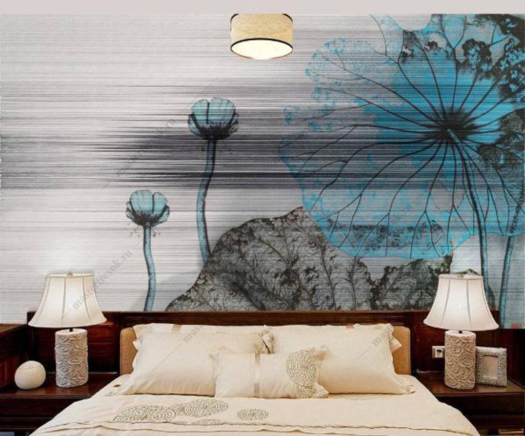 Фотообои Голубые орхидеи  15-926