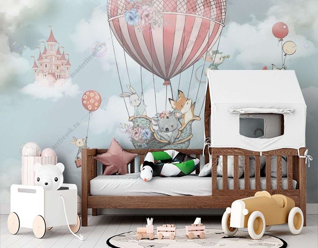 Фотообои в интерьере воздушный замок  14-599 фото