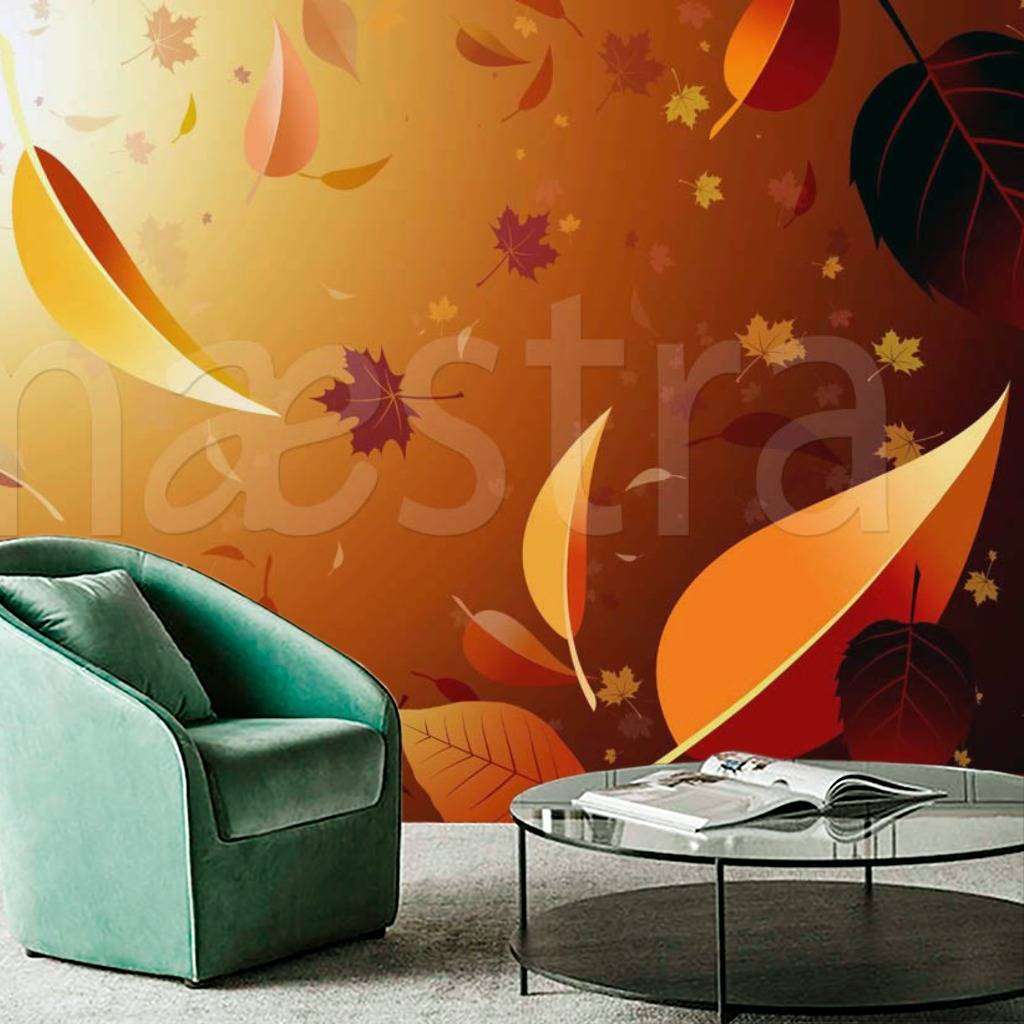 Фотообои Листья на ветру  4-323